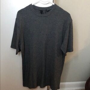 JF J.Ferrar Men’s Gray Short Sleeve Tee Classic Crew Neck